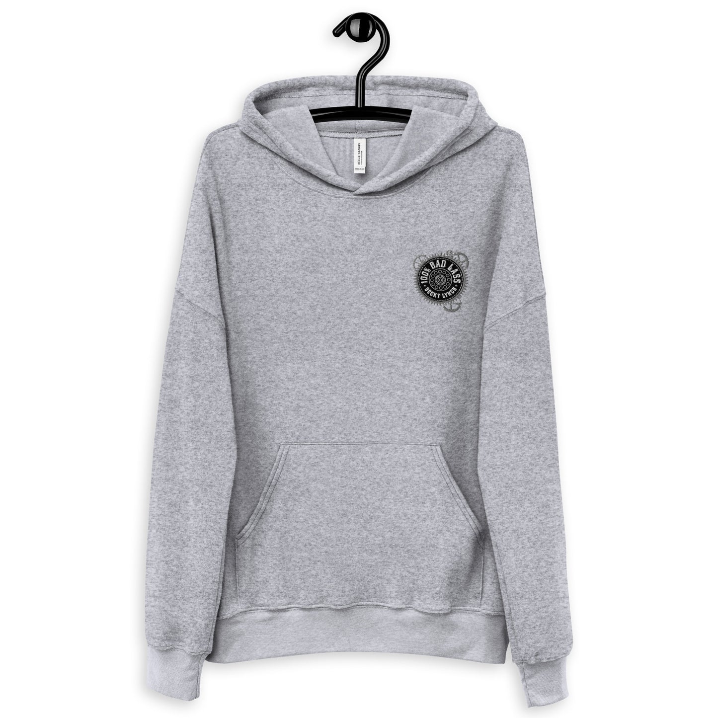 Unisex sueded fleece hoodie