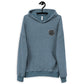 Unisex sueded fleece hoodie